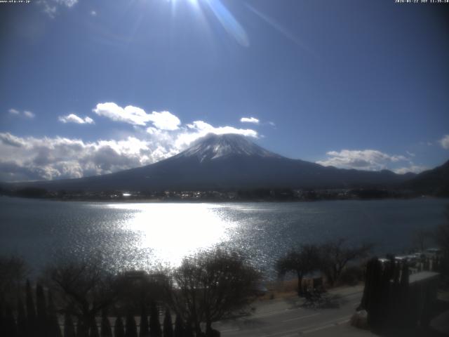 河口湖からの富士山