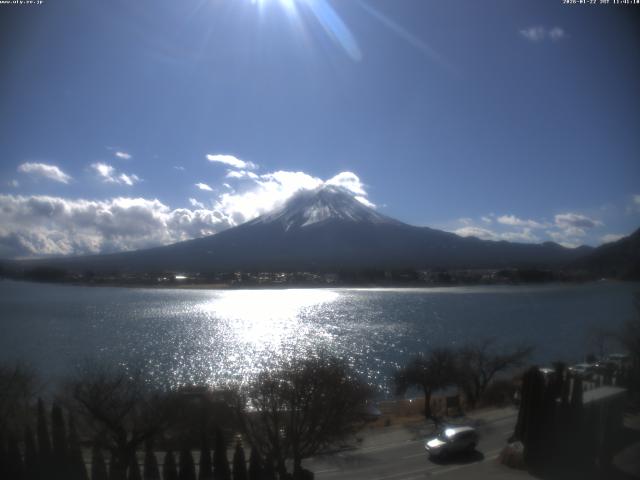 河口湖からの富士山