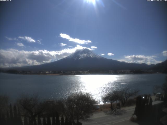 河口湖からの富士山