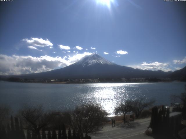 河口湖からの富士山