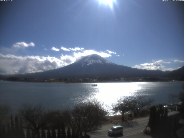 河口湖からの富士山