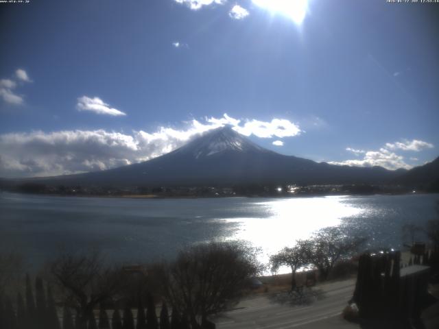河口湖からの富士山