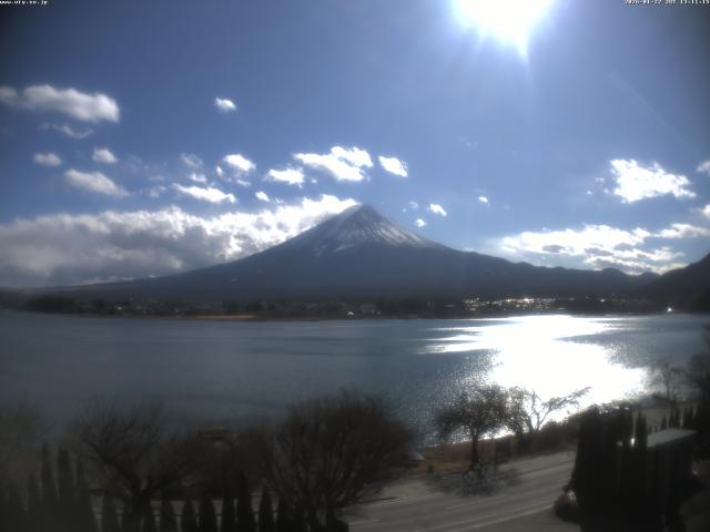 河口湖からの富士山