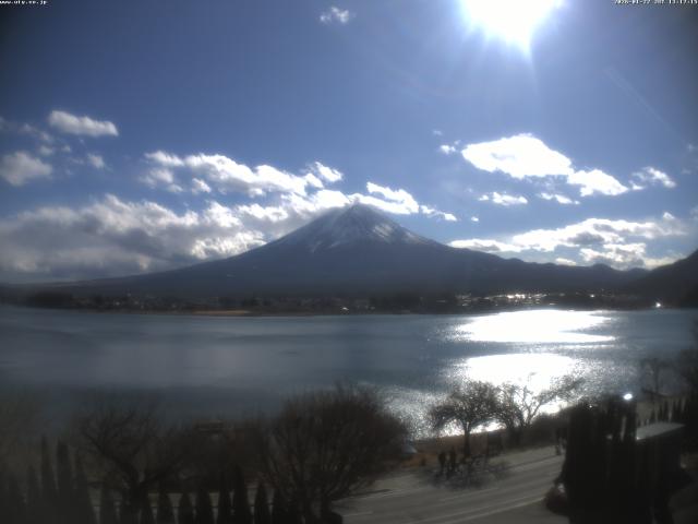 河口湖からの富士山