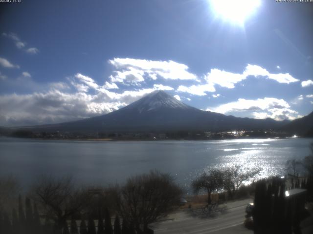 河口湖からの富士山