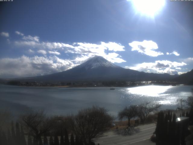河口湖からの富士山