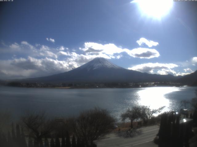 河口湖からの富士山