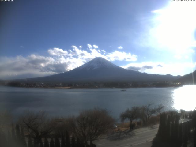河口湖からの富士山