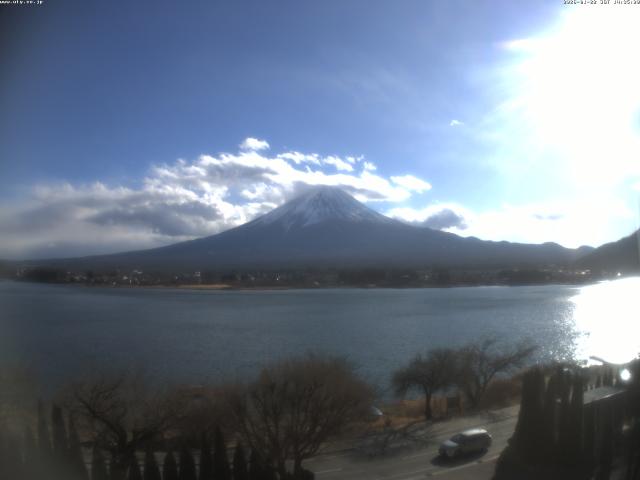 河口湖からの富士山