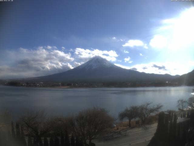 河口湖からの富士山