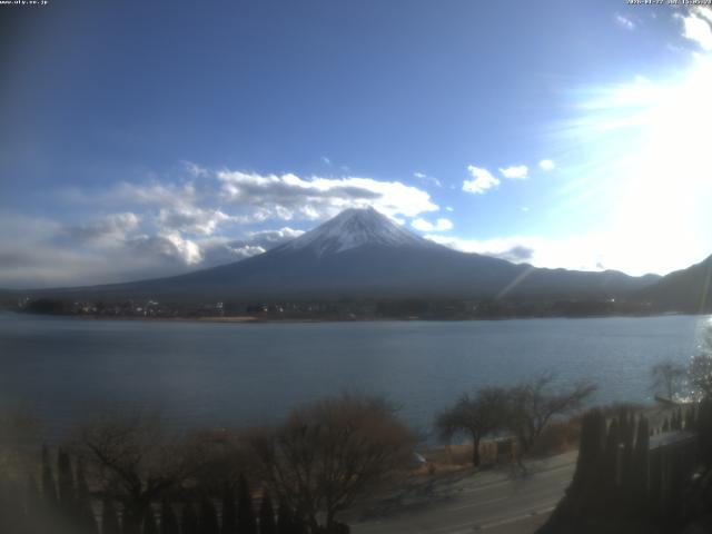 河口湖からの富士山