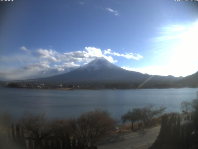 河口湖からの富士山