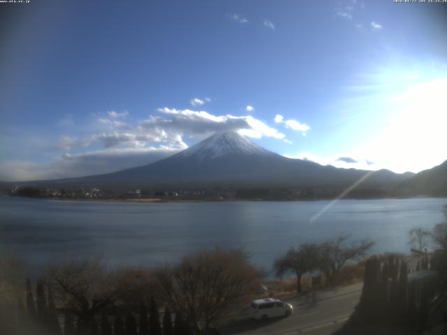 河口湖からの富士山