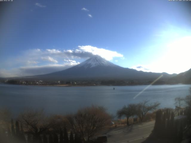 河口湖からの富士山