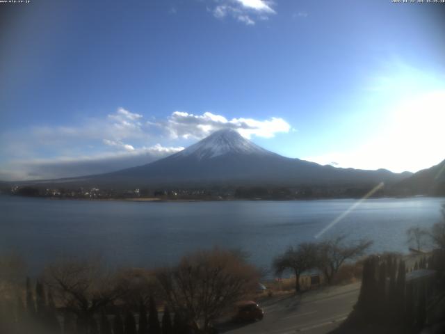 河口湖からの富士山