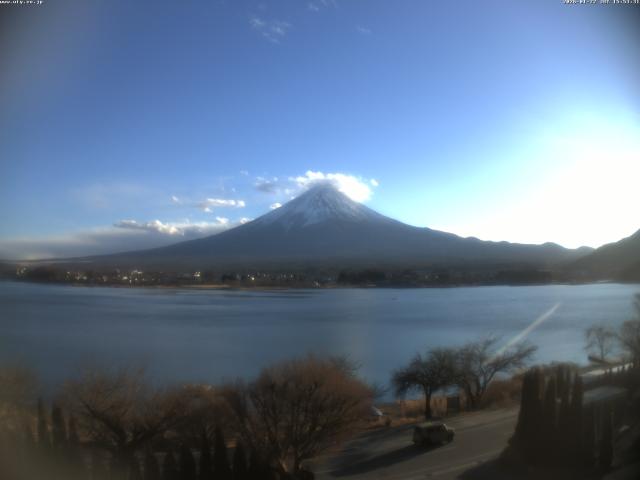 河口湖からの富士山