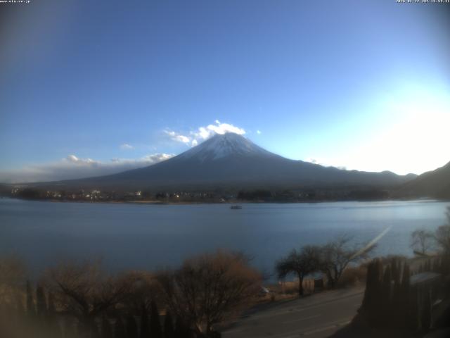 河口湖からの富士山