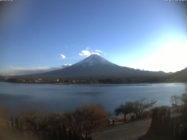 河口湖からの富士山