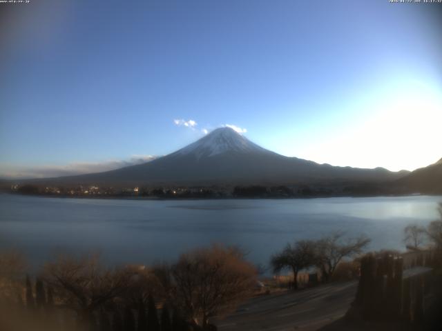 河口湖からの富士山