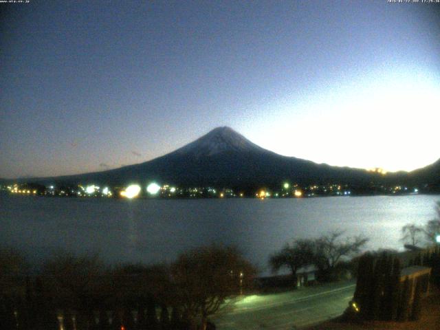 河口湖からの富士山
