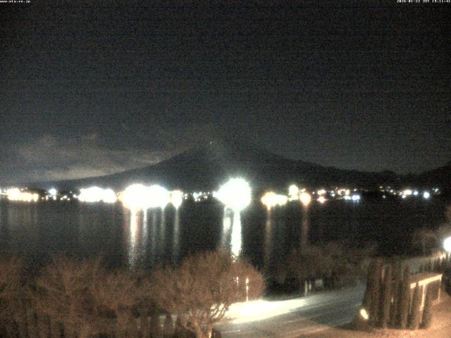 河口湖からの富士山