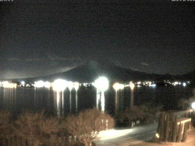 河口湖からの富士山