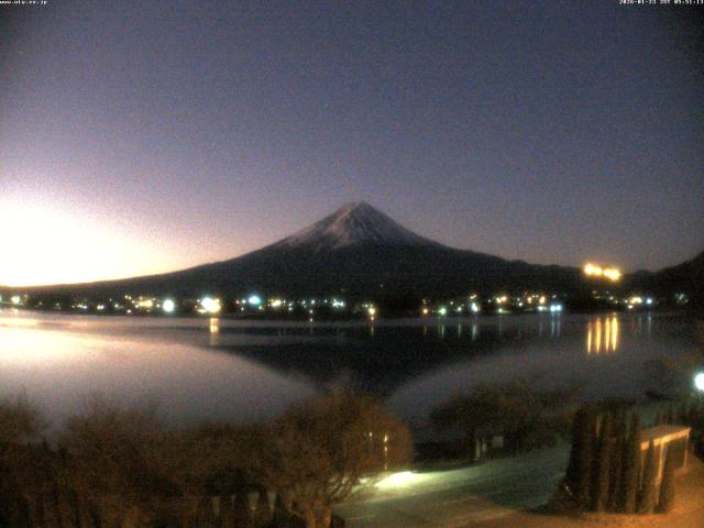 河口湖からの富士山