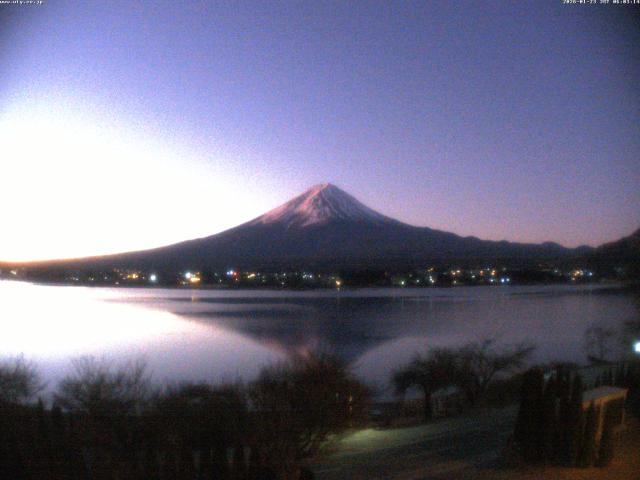 河口湖からの富士山