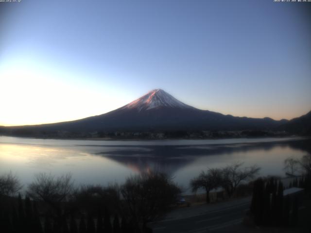 河口湖からの富士山