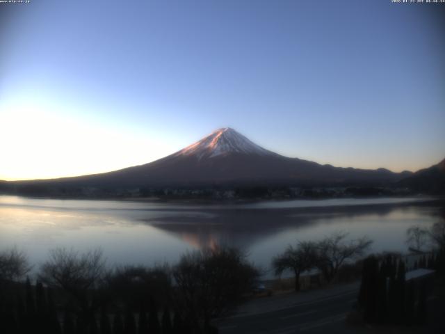河口湖からの富士山