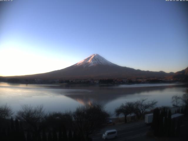 河口湖からの富士山