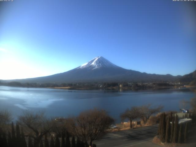 河口湖からの富士山
