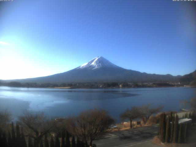 河口湖からの富士山