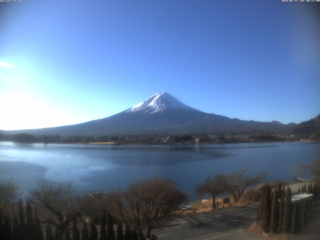 河口湖からの富士山