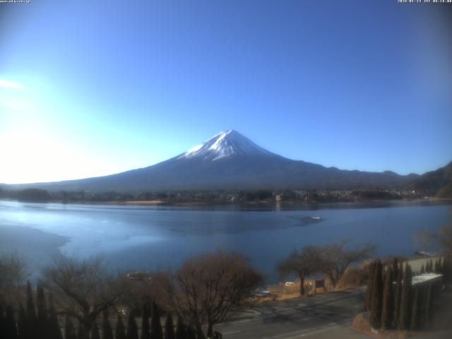河口湖からの富士山