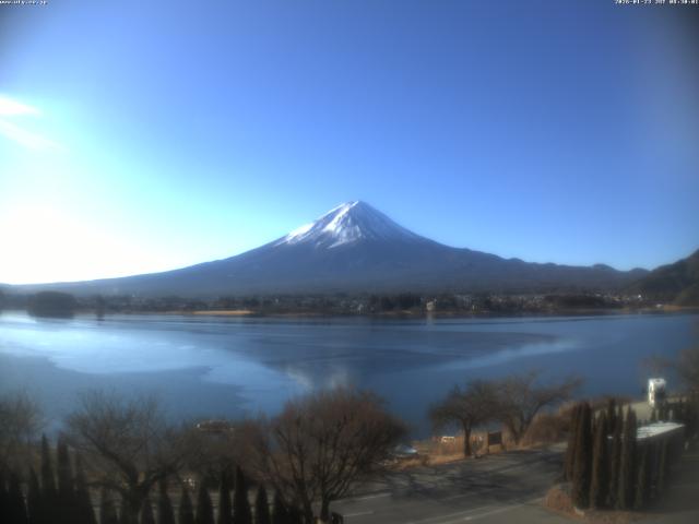 河口湖からの富士山