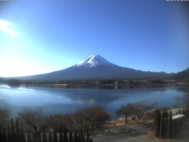 河口湖からの富士山
