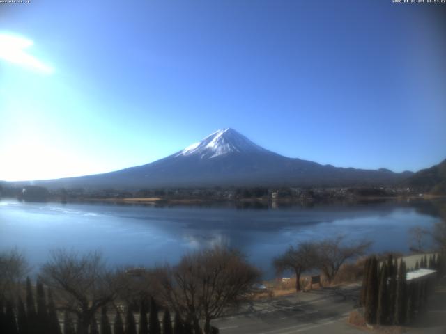 河口湖からの富士山