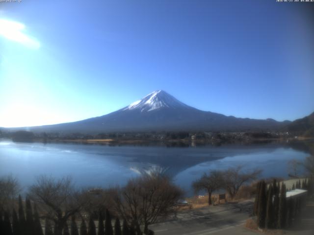 河口湖からの富士山