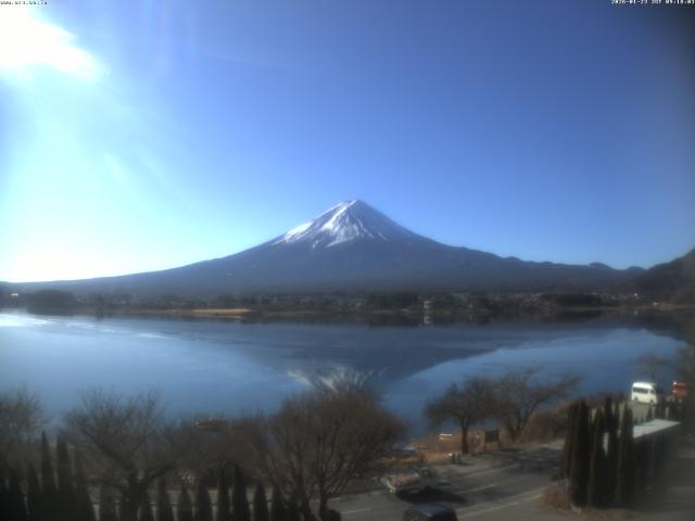 河口湖からの富士山