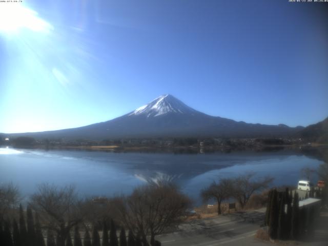 河口湖からの富士山