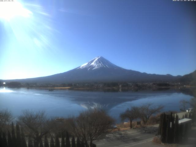 河口湖からの富士山