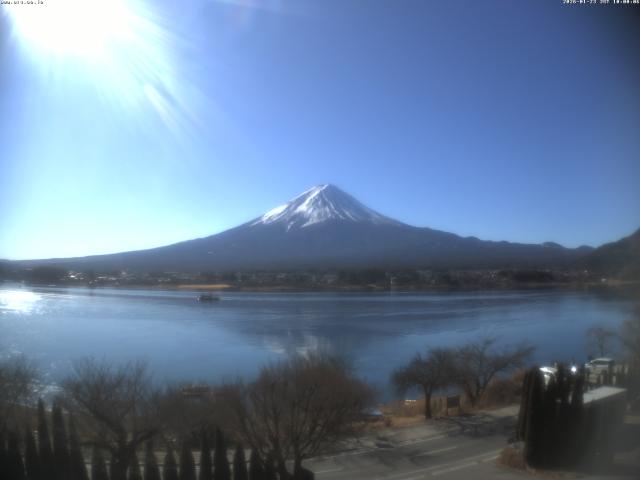 河口湖からの富士山