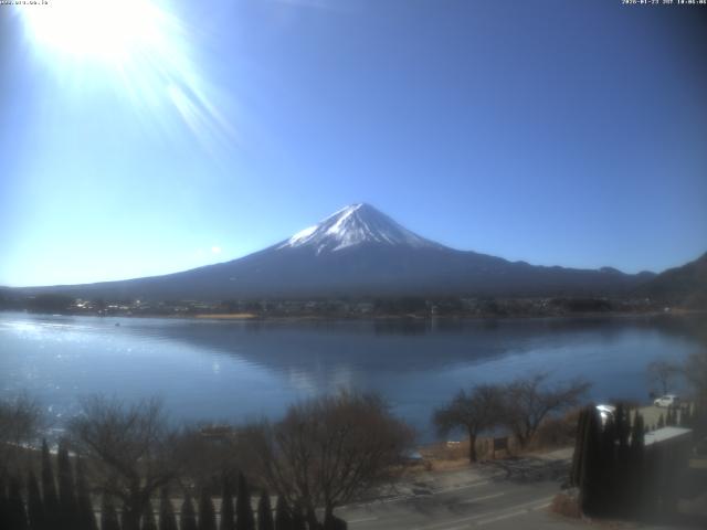 河口湖からの富士山