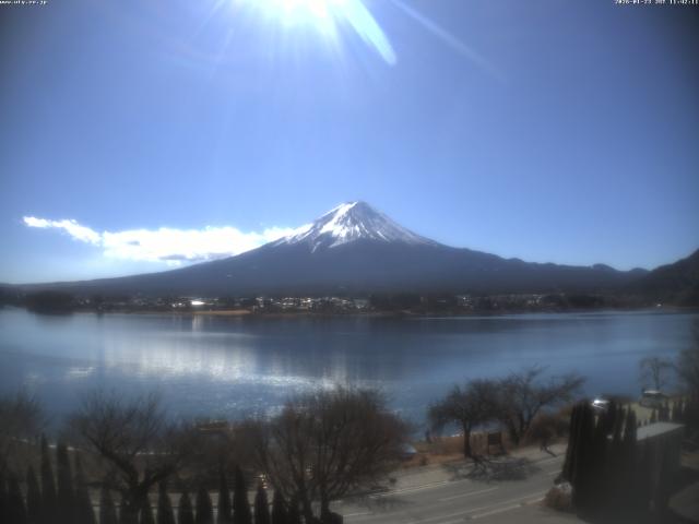 河口湖からの富士山