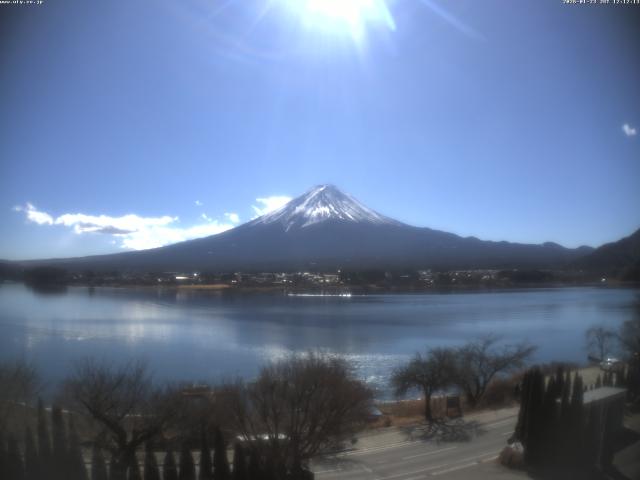 河口湖からの富士山