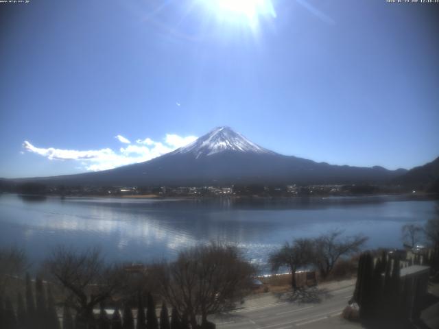 河口湖からの富士山