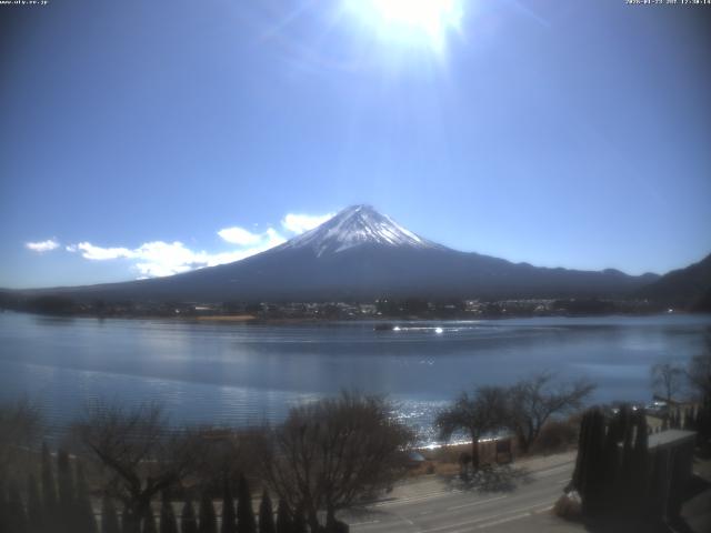 河口湖からの富士山