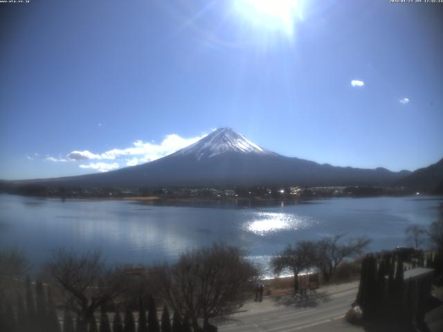 河口湖からの富士山
