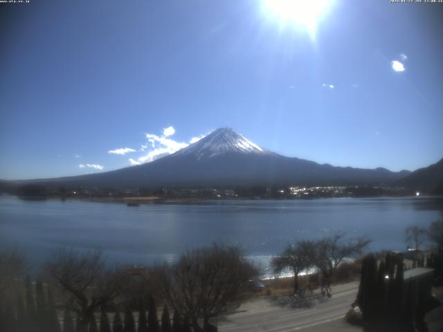 河口湖からの富士山